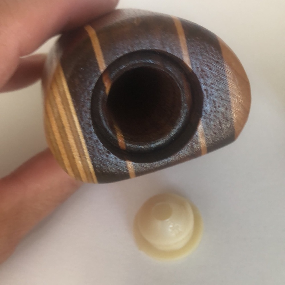 Natural Wood Danish Mid Century Modern Salt And Pepper Shakers - Picture 12 of 16
